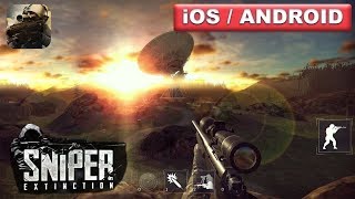SNIPER EXTINCTION - iOS / ANDROID GAMEPLAY screenshot 1