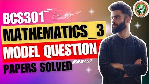 BCS301 Model Question Paper Solved Vtu |Q.No.2(b) |@mohsin_ali_14