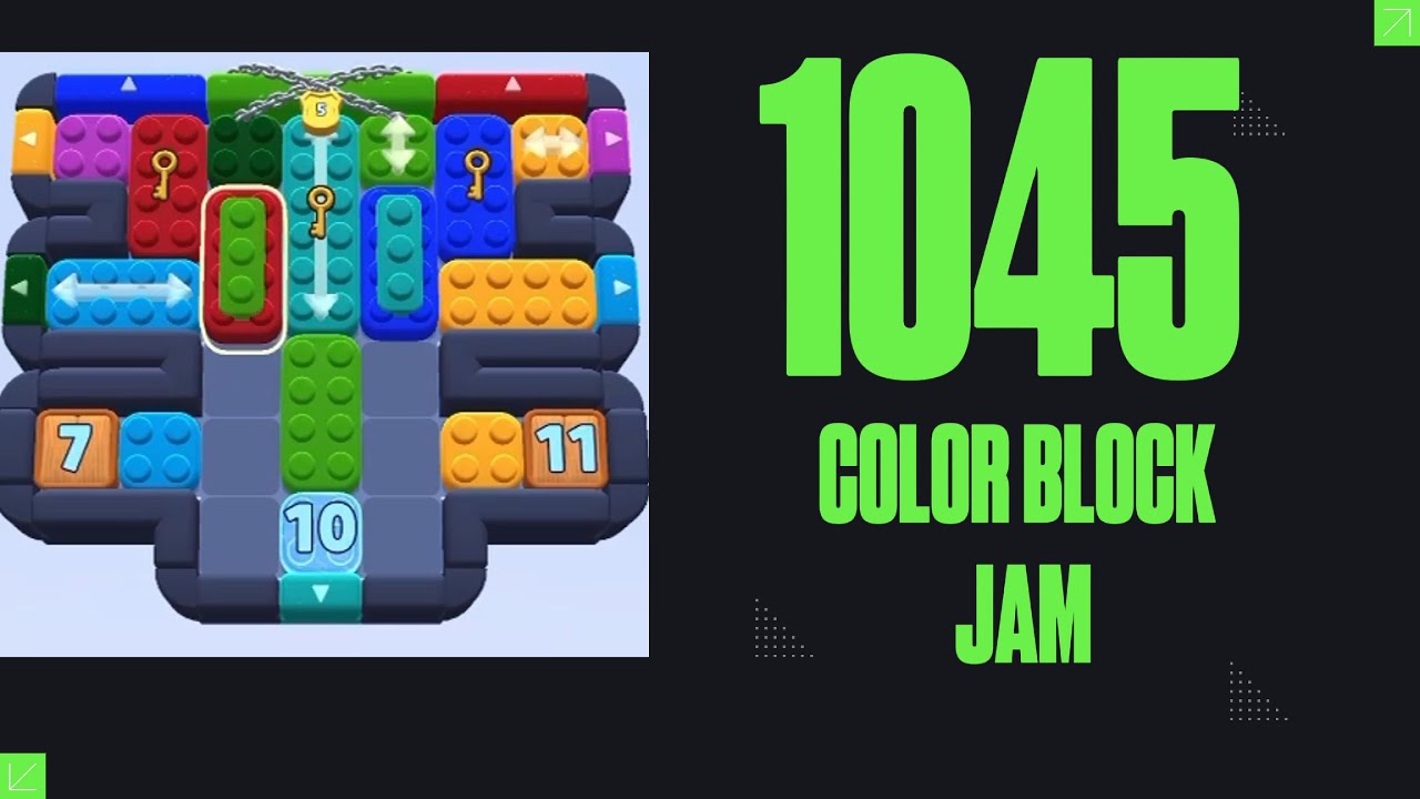 Color Block Jam Level 1045 🔥 | Smart & Fast Solution! - YouTube