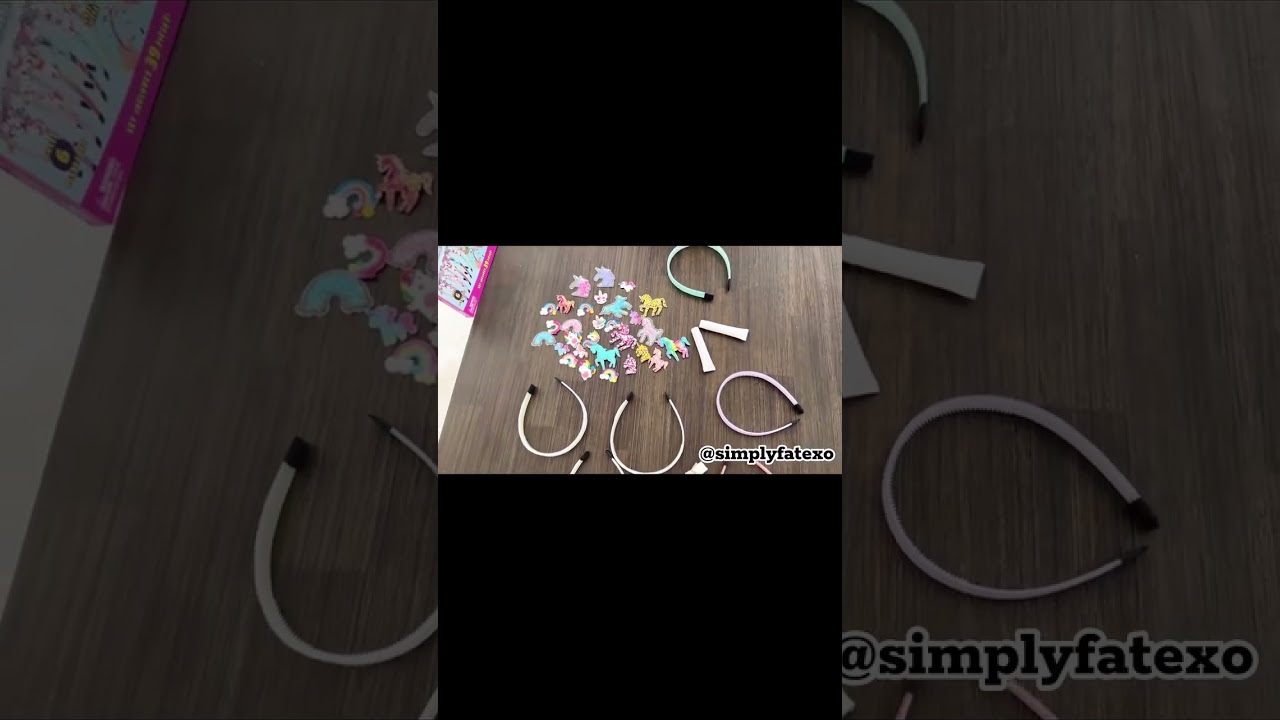 🦄✨ Crafting magic is just a headband away! This Unicorn Headband Making Kit by Purple Ladybug is