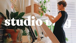 a week in my life as an artist, art haul, sketching, new direction | studio vlog