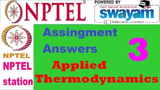 Applied Thermodynamics || week 3 || Nptel screenshot 4