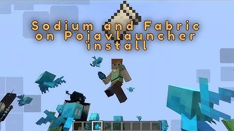 Pojavlauncher Sodium FPS+ MOD tutorial (fabric installer any version)
