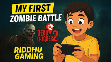 My First Zombie Battle in Dead Trigger 2 🔥 | Riddhu Gaming