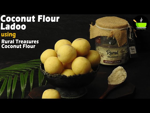 Coconut Flour Ladoo Recipe |  Ladoo Recipe | Laddu Recipe | Sooji Ladoo | Coconut Flour Recipes | She Cooks
