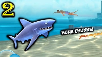 Hungry Shark Evo Gameplay Walkthrough Part 2 - Mako Shark    ( Android / iOS )