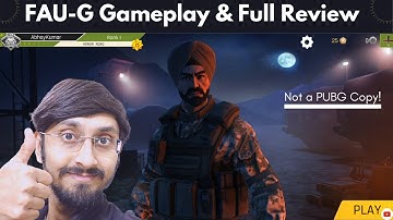 FAU-G First Look & Gameplay | FAUG Game full review | FAUG modes & merchandise | FAU-G vs PUBG 🔥