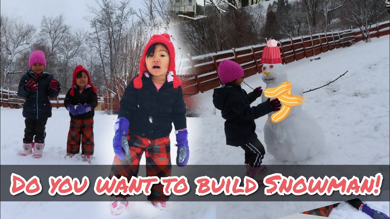 Snow Vlog #01 / Do you want to build a snowman ☃️? EP. 007 - YouTube