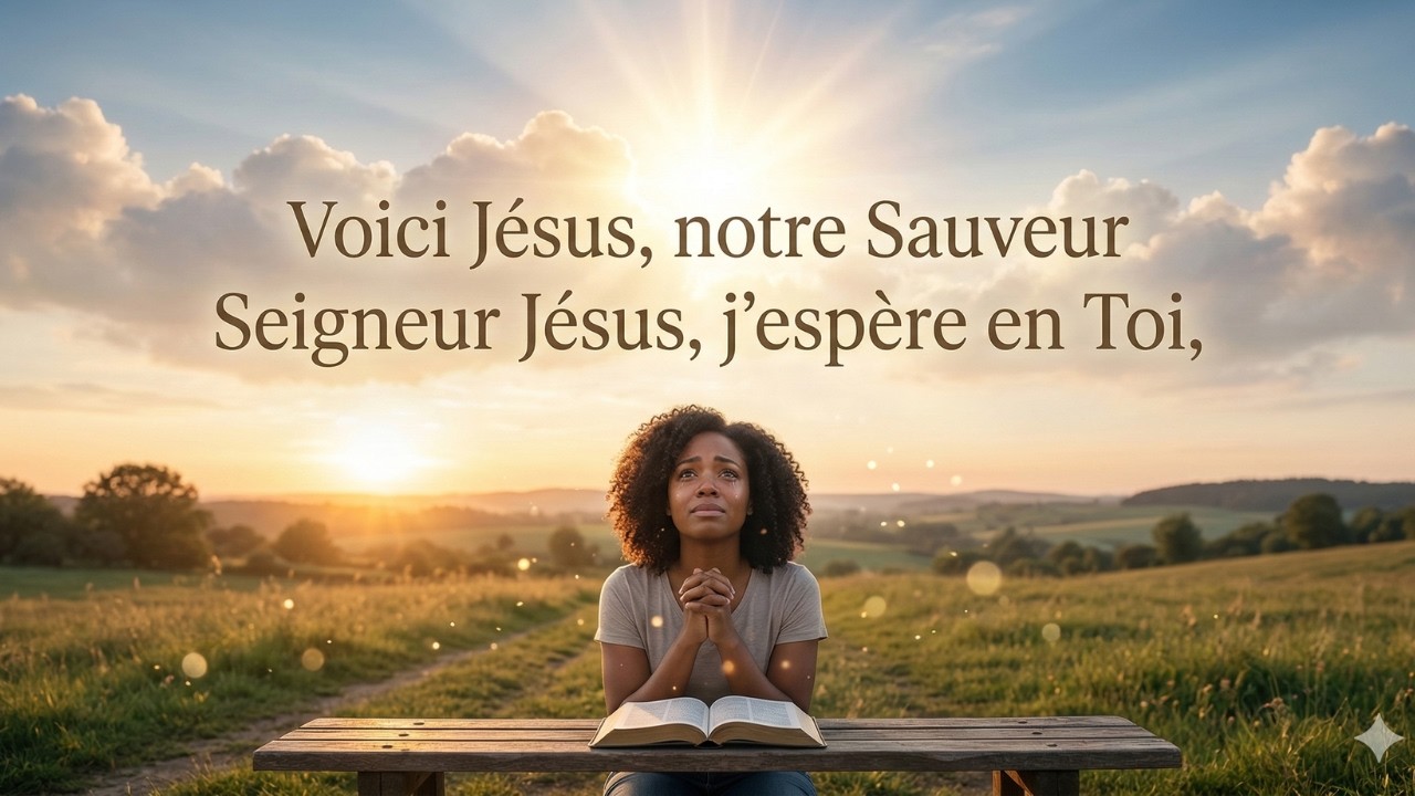 Voici Jésus, notre Sauveur, notre espérance et notre lumière dans ce monde.