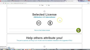 Creative commons license in moodle v3 3
