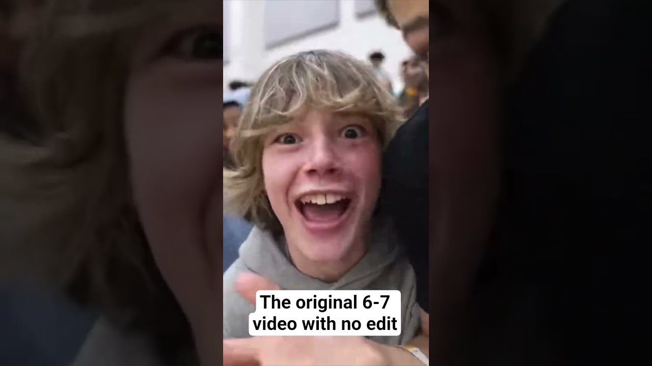 THE 6 7 MEME KID THAT STARTED IT ALL 67Kid 67 Sixseven 6seven Six7 Aura