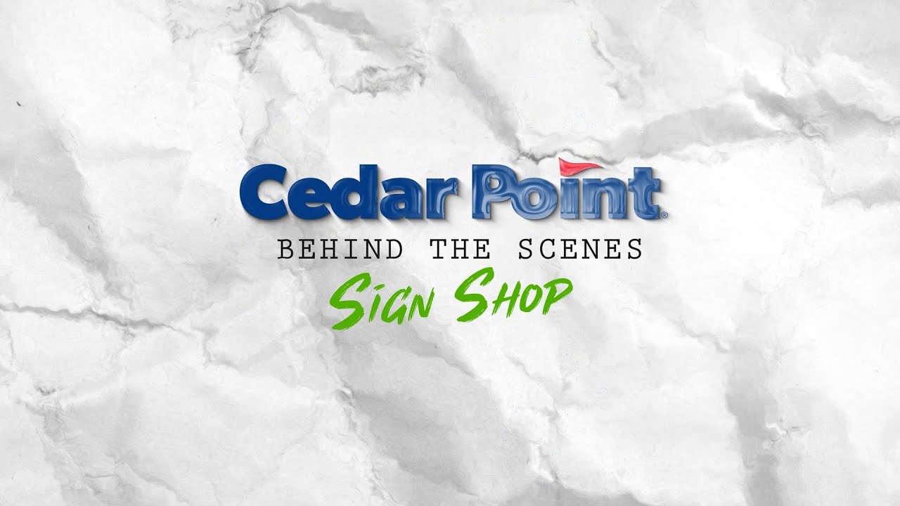 Behind the Scenes of Cedar Point Sign Shop