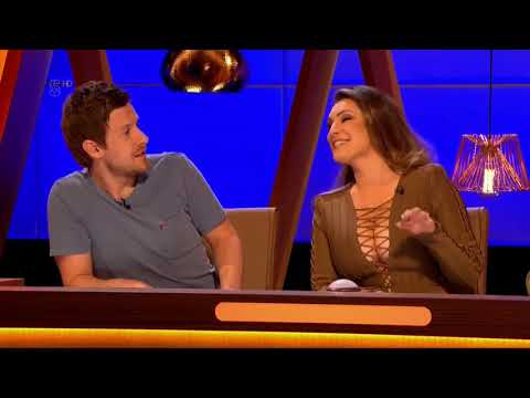 Kelly Brook in very revealing dress on gameshow