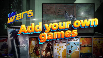 How to Add Your Own Games and Art Covers  in coinOPS Bit Wars
