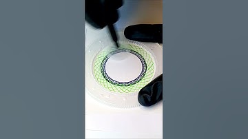 How many rotations did the pen make in total? ??🤔 #Spirograph