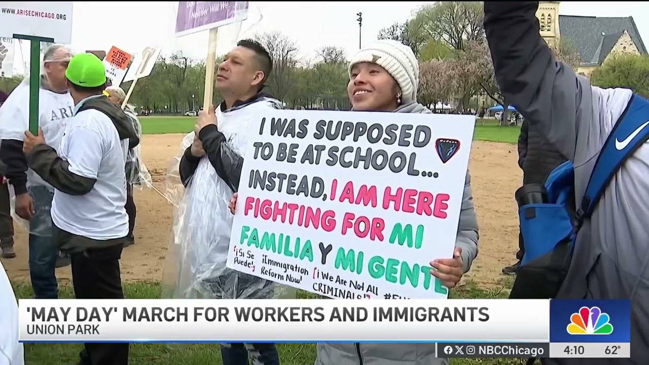 'May Day' marches held for workers and immigrants in Chicago and beyond