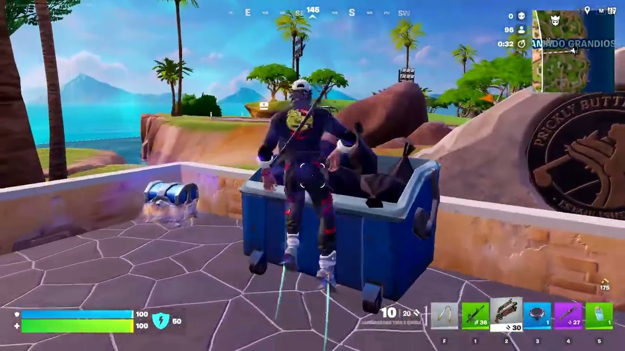 DESAFIO INSANO no Fortnite! Só arma cinza até ganhar 😱 (Part 24/31)