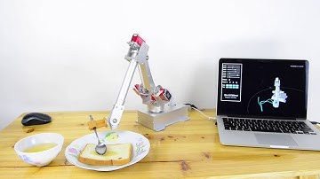 7Bot Robot Arm GUI Demo -- Apply honey to bread