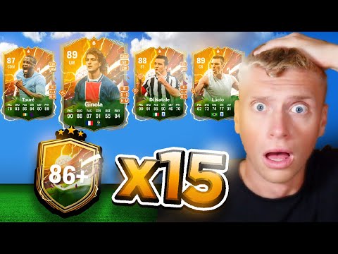 I OPENED 15x 86+ HERO PLAYER PICKS 🤩 FC24 ULTIMATE TEAM