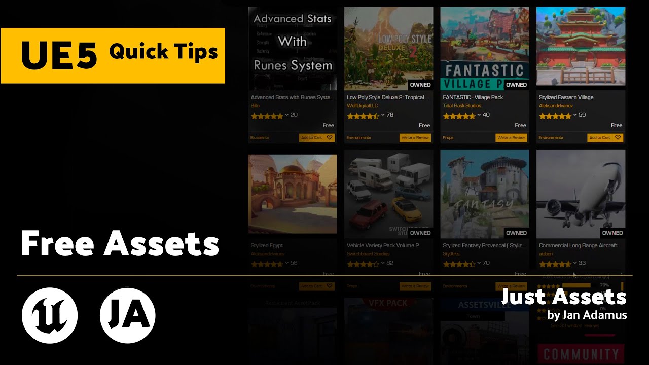 Unreal Engine 5 QuickTip | Free Assets - YouTube