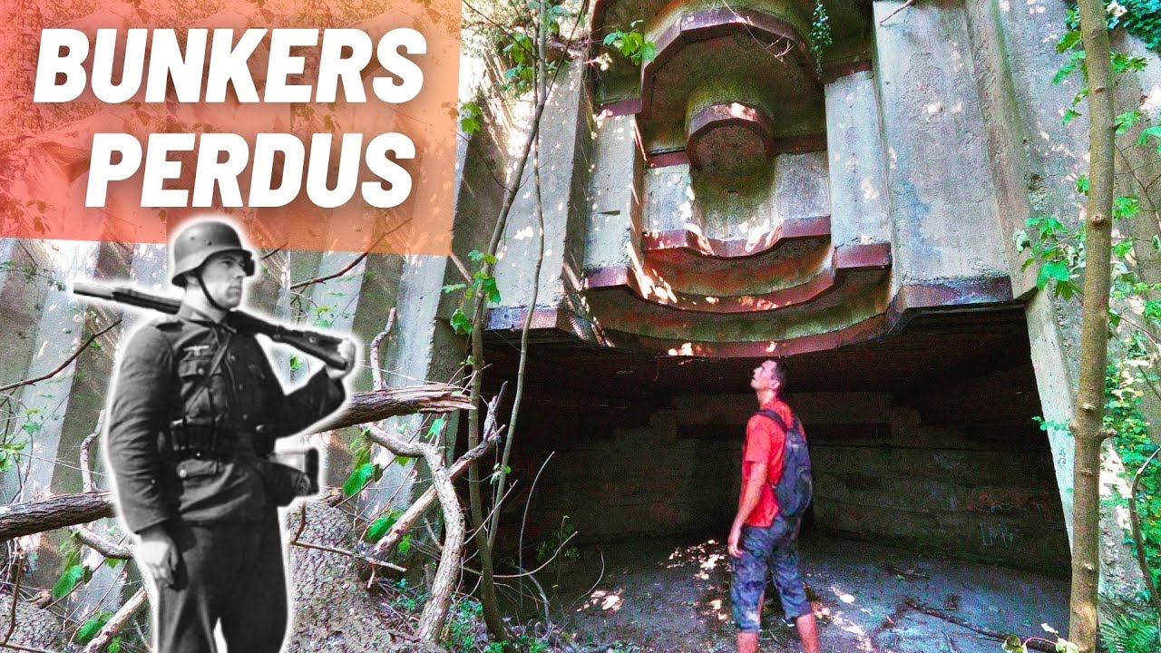 Mur de l'Atlantique : Les impressionnants BUNKERS PERDUS 🌳🍃