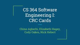 CRC Cards