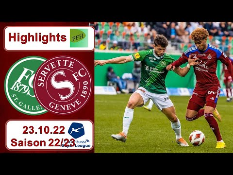 St. Gallen Servette Goals And Highlights