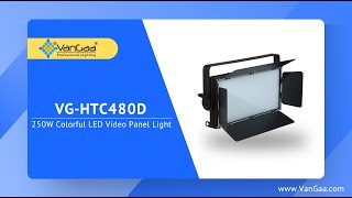 VG HTC480D 250W Colorful 4in1 LED Soft Video Panel Light for Studio Room screenshot 5