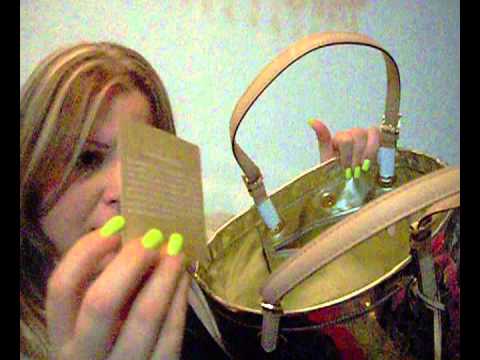 BOLSA MICHAEL KORS ORIGINAL TOTE PALE GOLD MIRROR