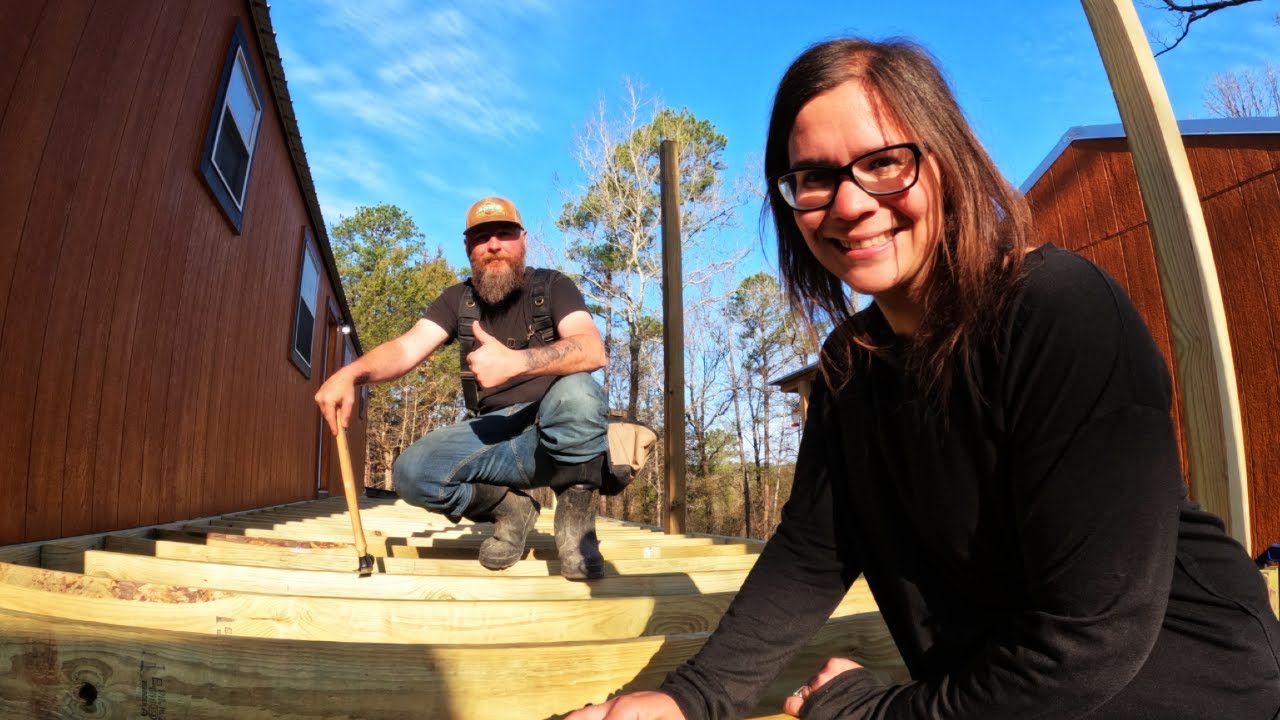 No One Has Seen This Before! + Deck Build | Couple Builds Dream Home In ...