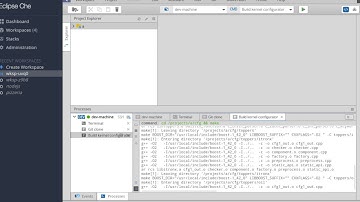 Build EV3RT with Eclipse/Che (4/6 - building the kernel configurator)