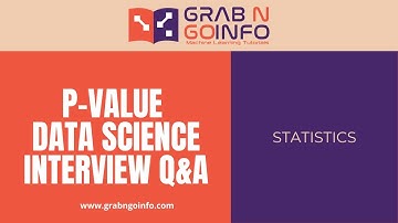 What is a p value | Data Science Interview Questions and Answers
