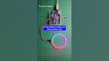 Multi colour LED Neopixel Wheel with Arduino Uno.#shorts #short #viralshort #shortvideo