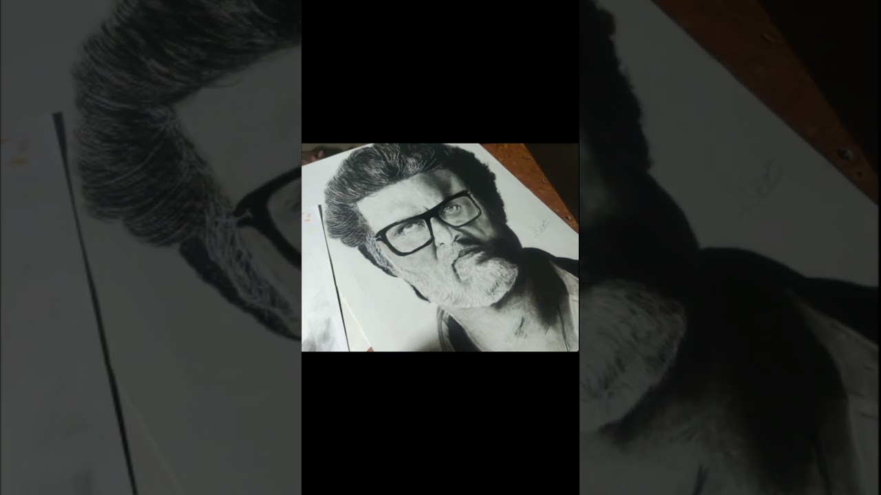 2 years of #jailer |ARC Arts #rajnikanth #instagram #shorts #art #sketch #edit #explore #fyp #artist