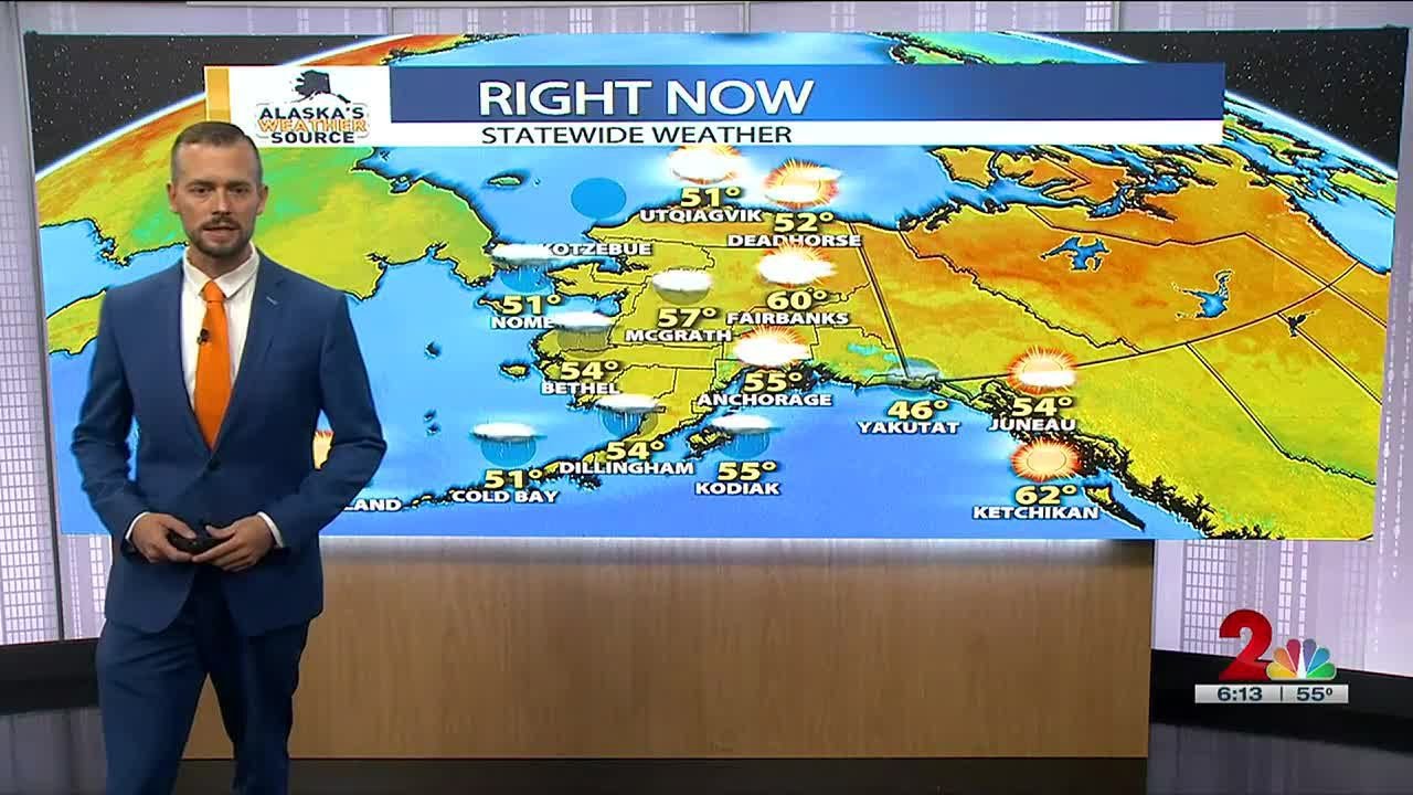 Quick rain chances for Southcentral, before warmer weather returns ...