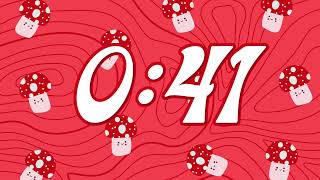 1 Minute Countdown: Groovy Mushroom Timer
