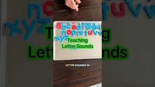 How To Teach Letter Sounds preschool kindergarten phonics homeschool teacher education