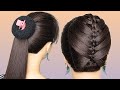 Beautiful Juda Hairstyle For Wedding Parties _ Easy Hairstyles For Medium Long Hair With Claw Clip