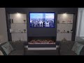 The UKs number one media wall electric fire, the Bespoke Panoramic 1500