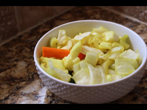 Quick Pickled Vegetable Recipe | Mediterranean Style 'Chamutzim'