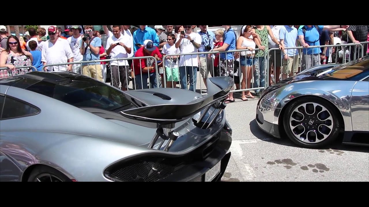 McLaren P1 VS Bugatti Veyron ! - YouTube