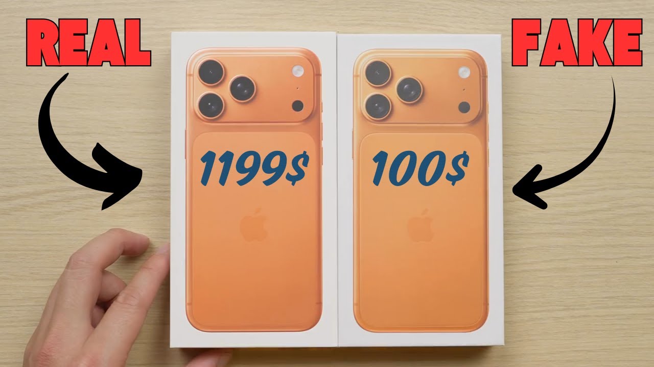 iPhone 17 Pro Max: подделка против оригинала — распаковываем лучшую копию из когда-либо созданных!