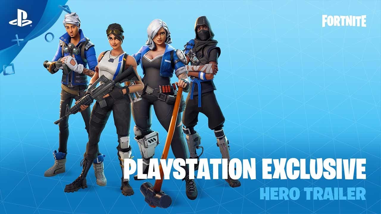 Fortnite Is Here With Exclusive Ps4 Heroes Playstation Blog