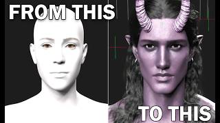 Bringing a Base Model to Life and Creating a New Character in Daz Studio | Real-Time Full Process