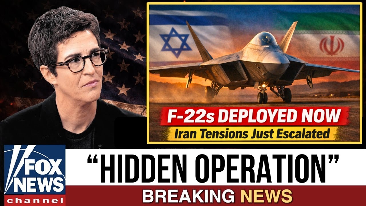 NEARLY 12 F-22s Land in Israel as Iran Tensions SPIKE
