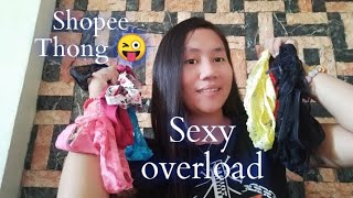 G-String /Thong Try On Haul || Shopee Haul