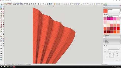 how to make a curtain in Sketchup