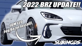 Match Highlights 2022 Subaru BRZ Bumper Removal ASMR + JDM Fog Bezel / Side Marker Install! | Subimods