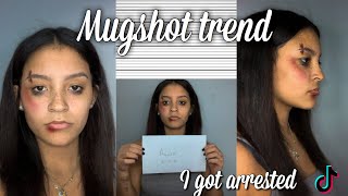 I TRIED THE TIKTOK MUGSHOT TREND #tiktok