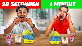 Wie Eet Het Snelste De SPICY Korean Chicken Wings? 🌶️🍗 *EXTREEM* screenshot 5